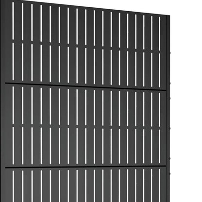 72" X 47" Black Metal Rectangular Planter Box HomeRoots