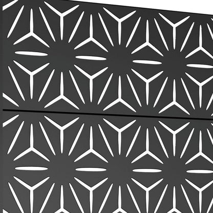 72" X 47" Black Metal Rectangular Planter Box HomeRoots