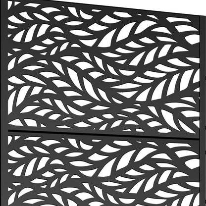 72" X 35" Black Metal Rectangular Planter Box HomeRoots