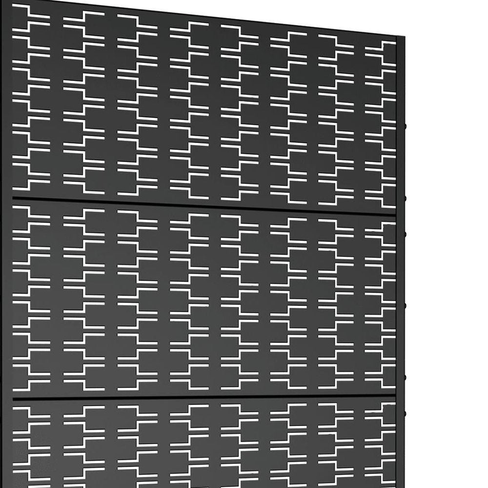 72" X 47" Black Metal Rectangular Planter Box HomeRoots