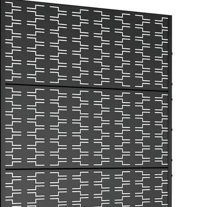 72" X 47" Black Metal Rectangular Planter Box HomeRoots