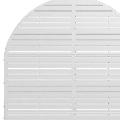 72" X 47" White Metal Rectangular Planter Box HomeRoots