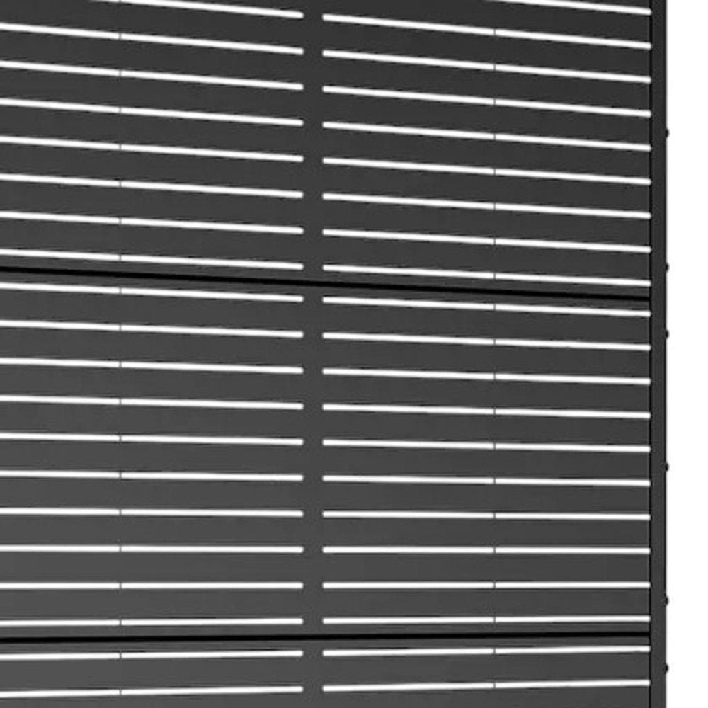 72" X 47" Black Metal Rectangular Planter Box HomeRoots