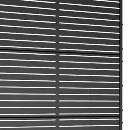 72" X 47" Black Metal Rectangular Planter Box HomeRoots