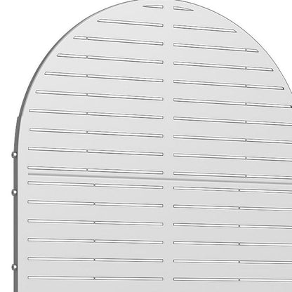 72" X 35" White Metal Rectangular Planter Box HomeRoots