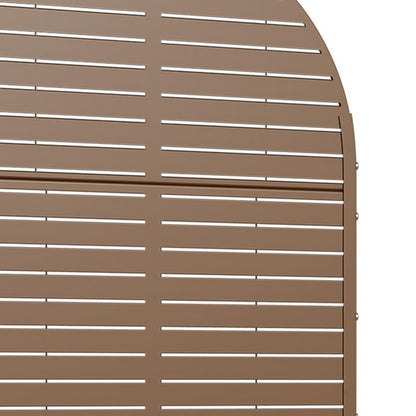 72" X 35" Brown Metal Rectangular Planter Box HomeRoots