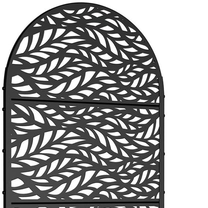 72" X 35" Black Metal Rectangular Planter Box HomeRoots