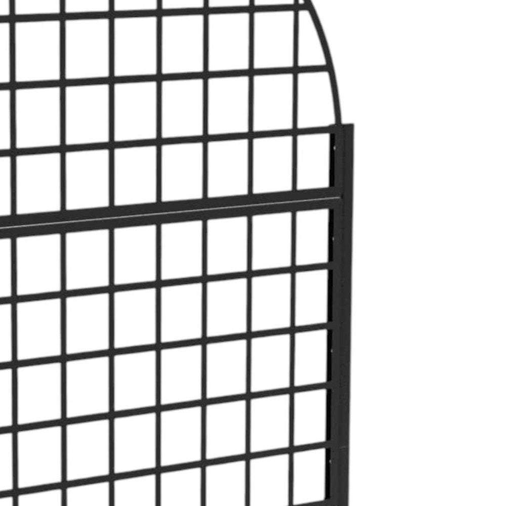 73" X 35" Black Metal Rectangular Planter Box — view 3