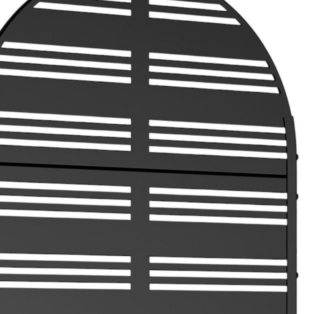 72" X 35" Black Metal Rectangular Planter Box — view 4