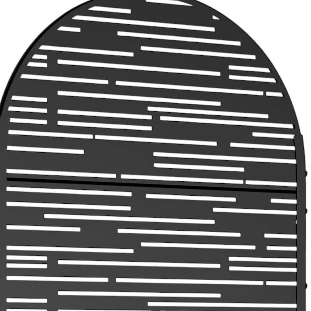 72" X 35" Black Metal Rectangular Planter Box — view 4