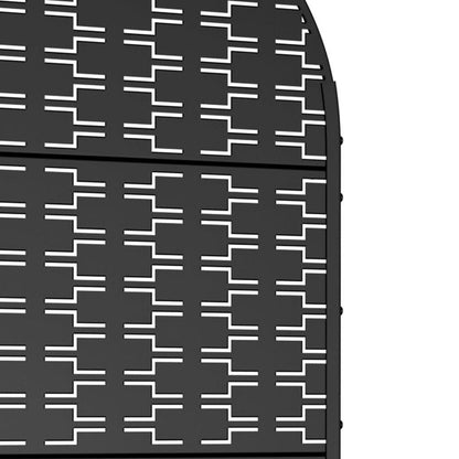 72" X 35" Black Metal Rectangular Planter Box HomeRoots