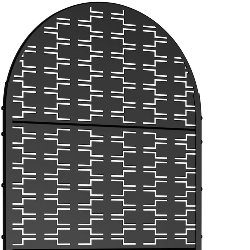 72" X 35" Black Metal Rectangular Planter Box — view 4