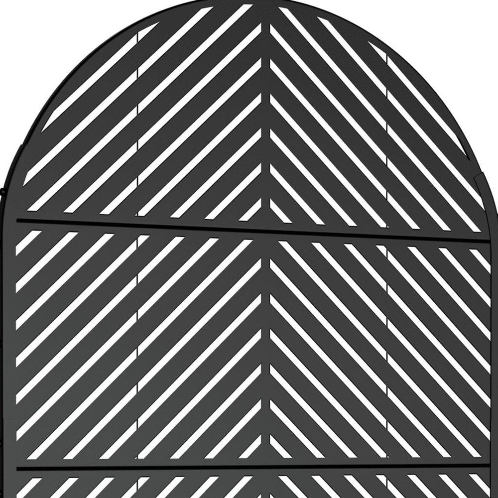 72" X 47" Black Metal Rectangular Planter Box — view 4
