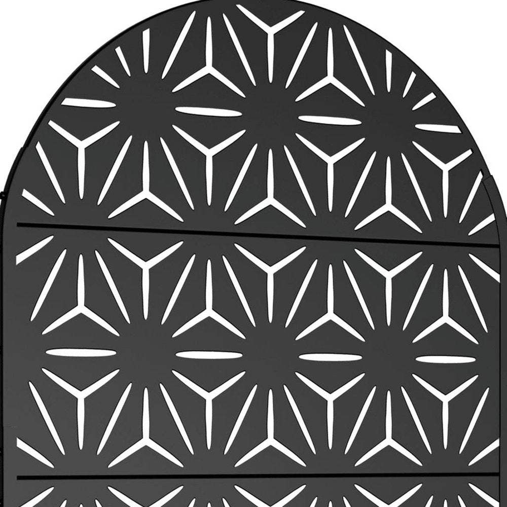 72" X 47" Black Metal Rectangular Planter Box — view 4