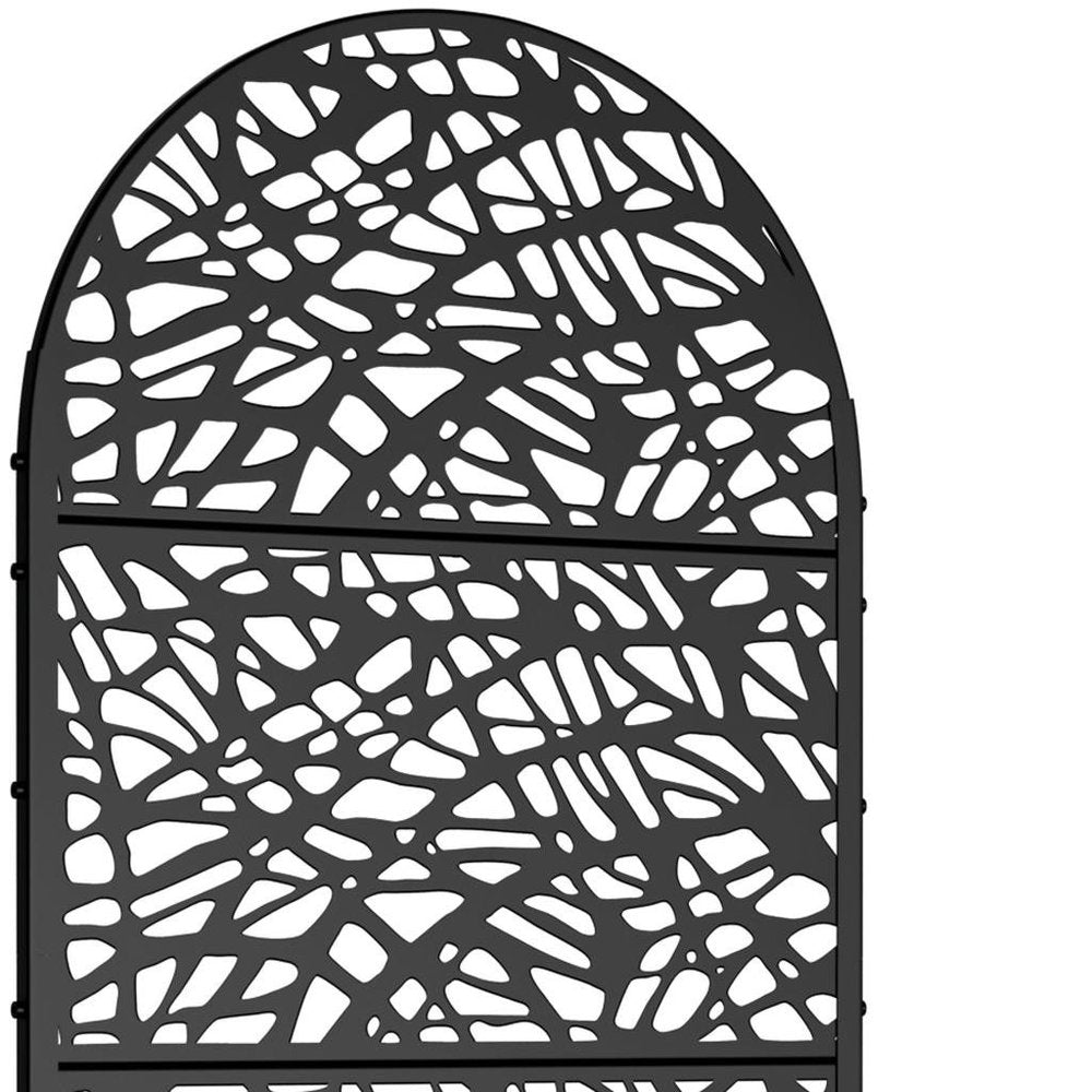 72" X 35" Black Metal Rectangular Planter Box — view 3