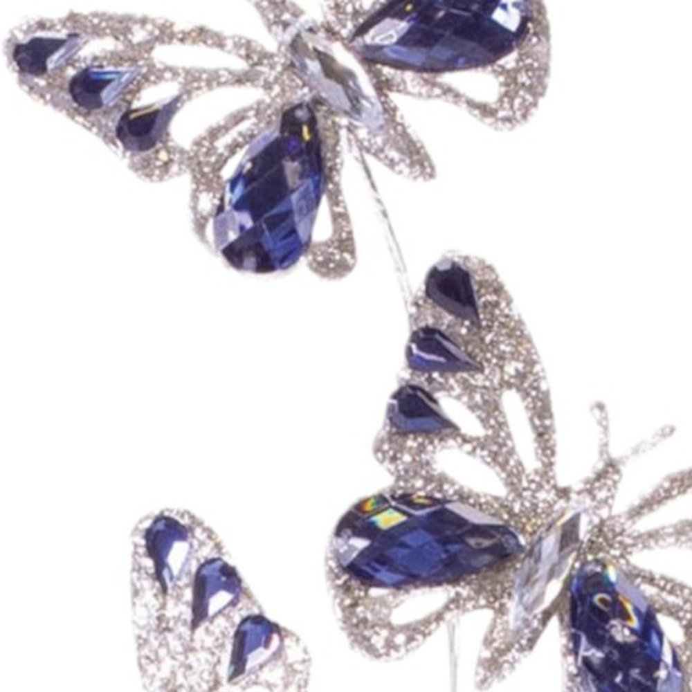 Set of Two 31" Blue Artificial