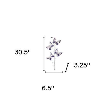 Set of Two 31" Blue Artificial