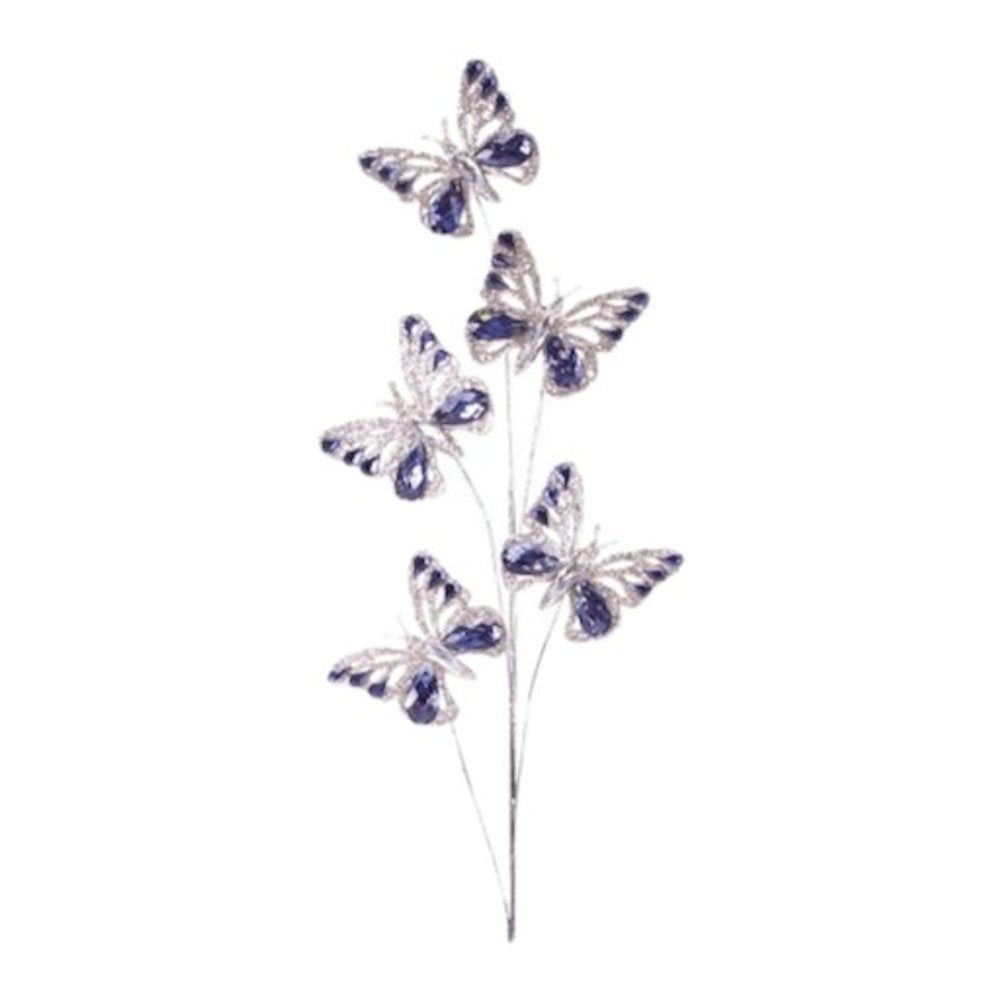 Set of Two 31" Blue Artificial