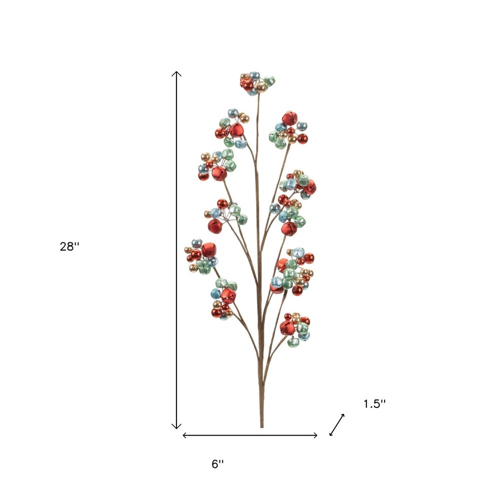 Set of Two 28" Red Artificial