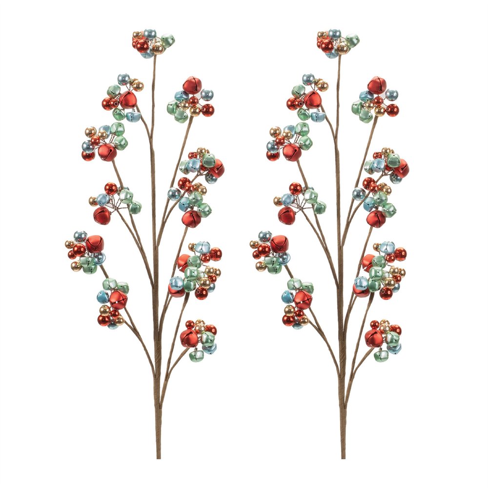 Set of Two 28" Red Artificial