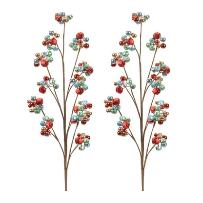 Set of Two 28" Red Artificial