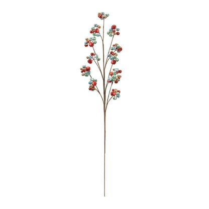 Set of Two 28" Red Artificial