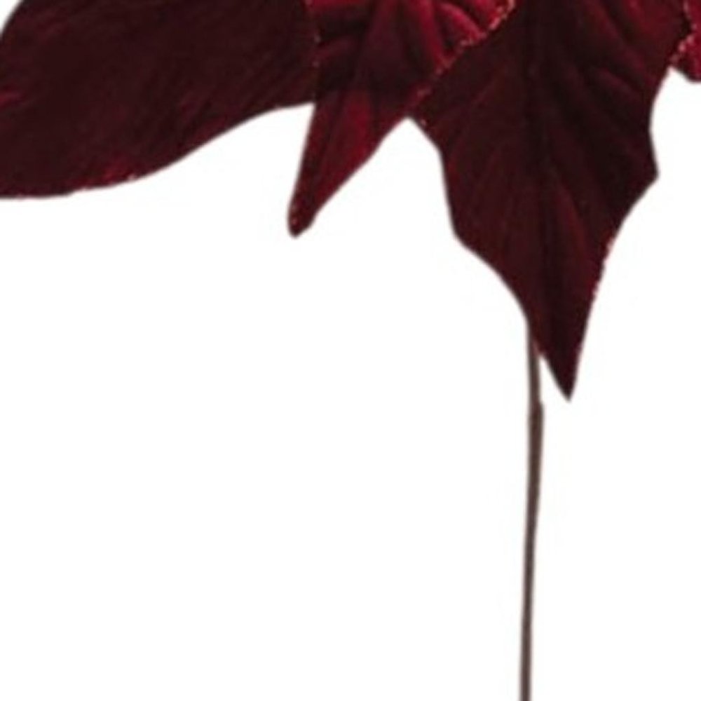Set of Six 31" Red And Gold Artificial