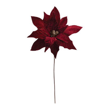 Set of Six 31" Red And Gold Artificial