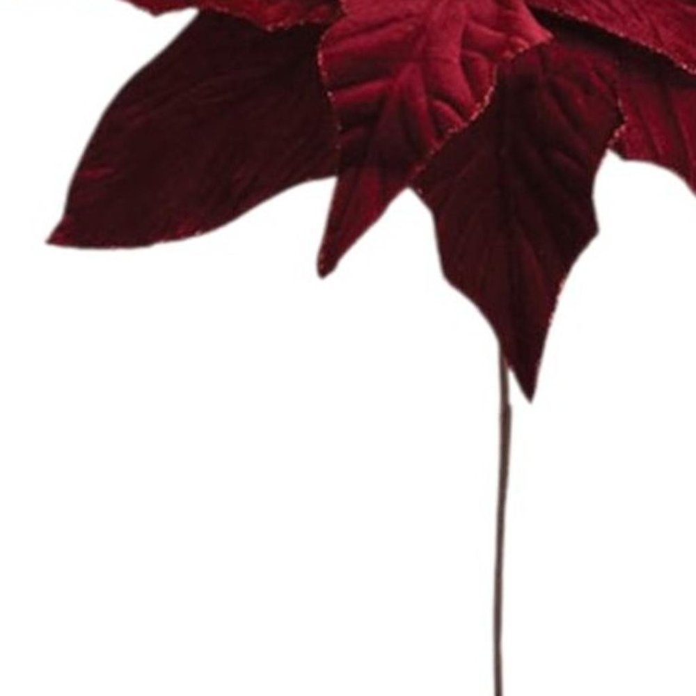 Set of Six 31" Red And Gold Artificial