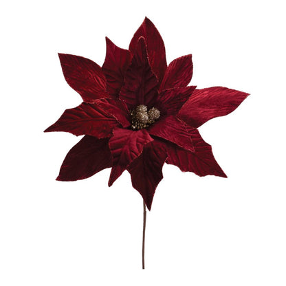 Set of Six 31" Red And Gold Artificial