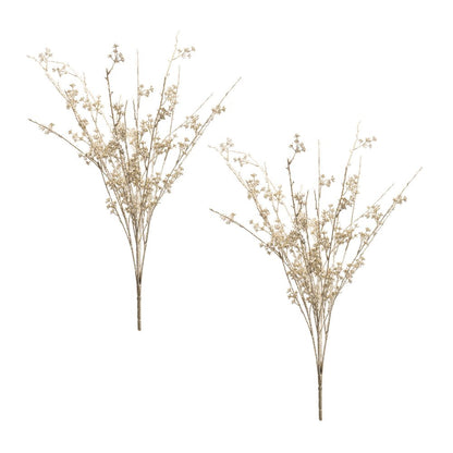 Set of Two 33" Gold Artificial