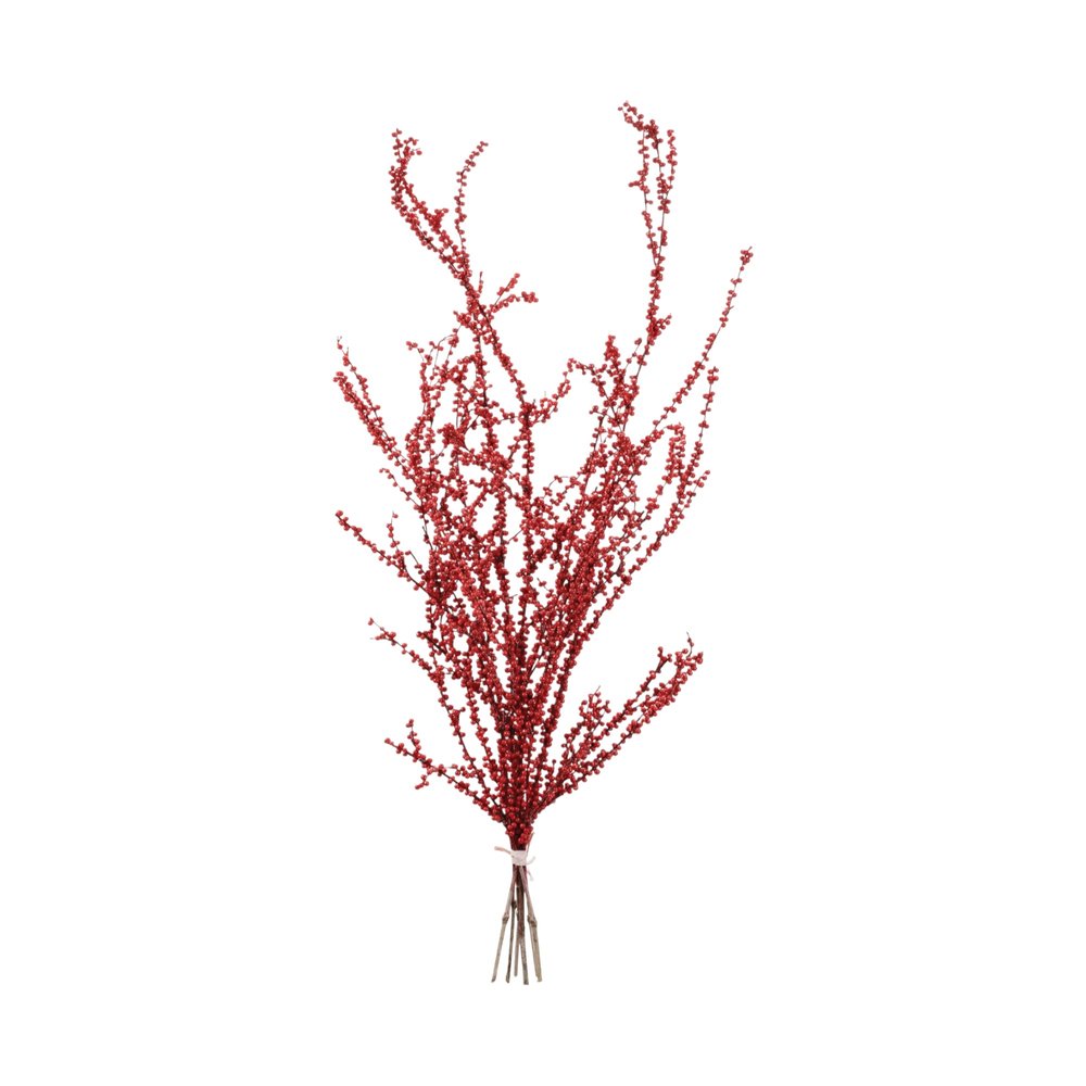 Set of Two 35" Red Artificial