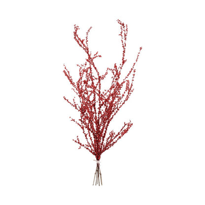 Set of Two 35" Red Artificial