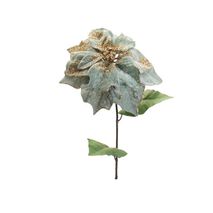 Set of Six 30" Green And Gold Artificial