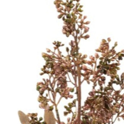 Set of Six 26" Mauve Brown And Yellow Artificial