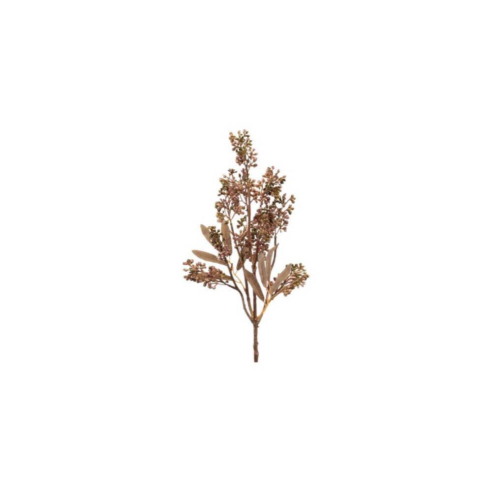 Set of Six 26" Mauve Brown And Yellow Artificial