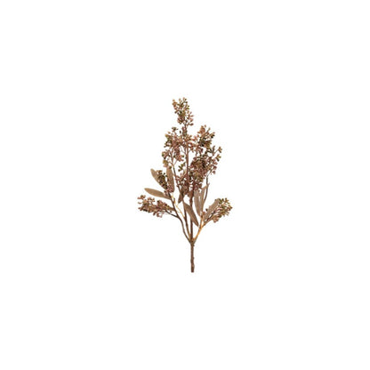 Set of Six 26" Mauve Brown And Yellow Artificial