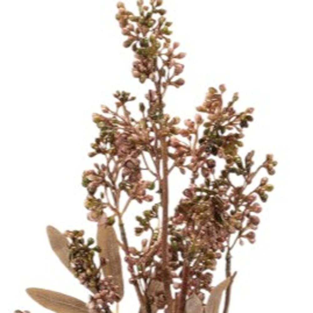 Set of Six 26" Mauve Brown And Yellow Artificial