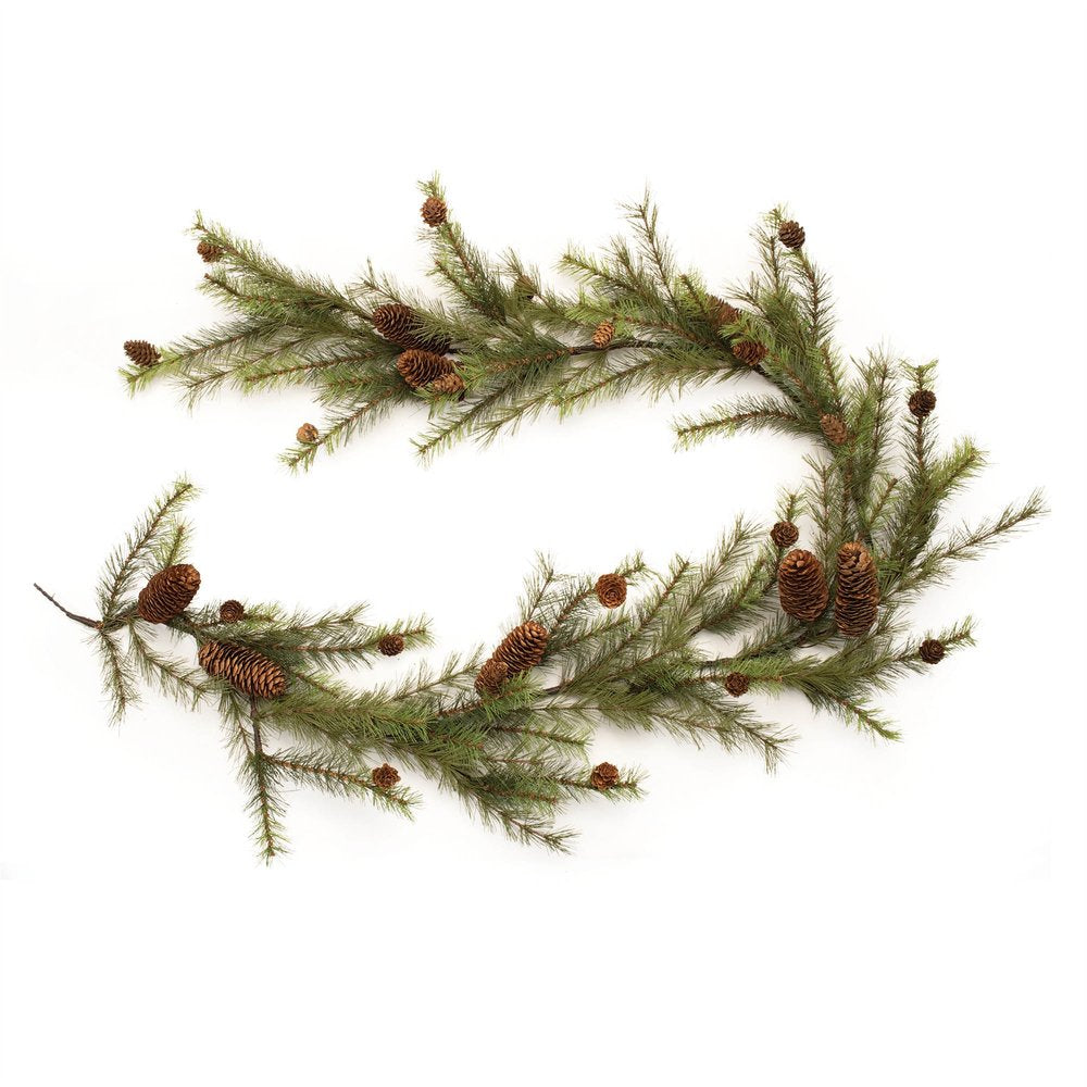 8" Green And Brown Artificial Pine HomeRoots