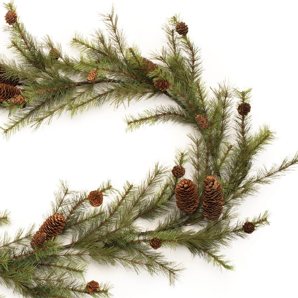 8" Green And Brown Artificial Pine HomeRoots