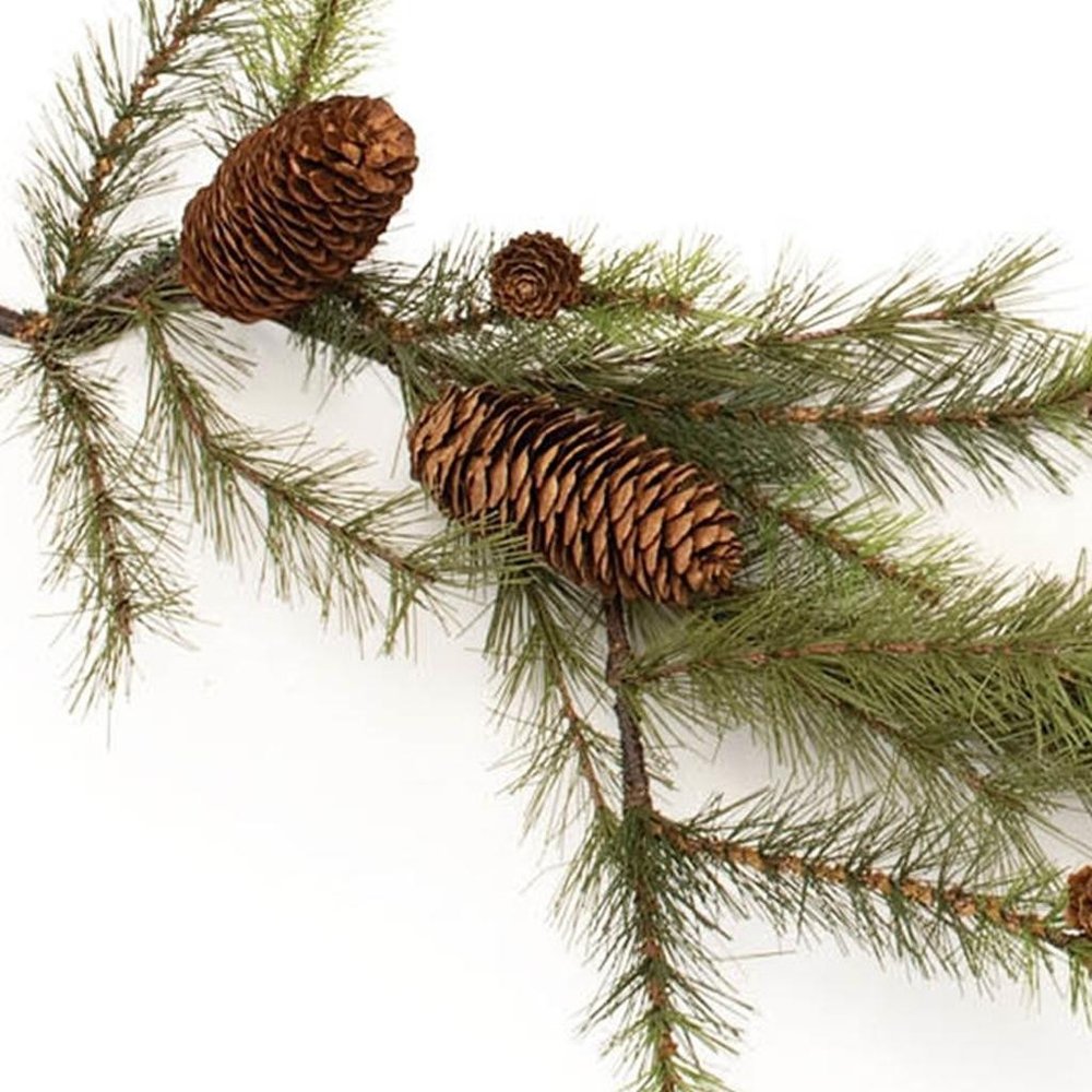 8" Green And Brown Artificial Pine HomeRoots