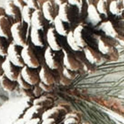 50" White Green And Brown Artificial Pine Tree