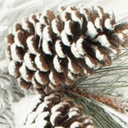 50" White Green And Brown Artificial Pine Tree