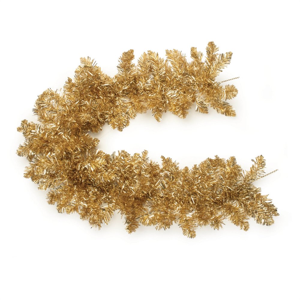 62" Gold Artificial Pine Tree