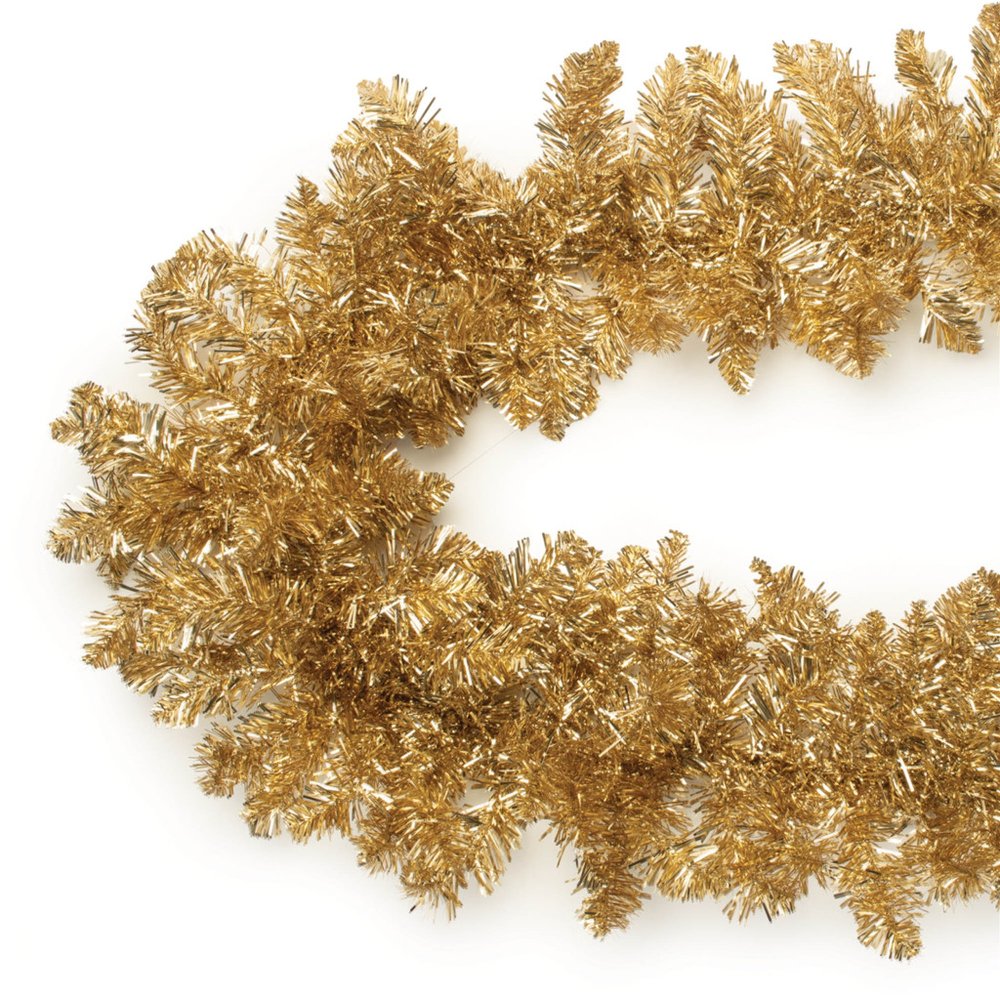 62" Gold Artificial Pine Tree