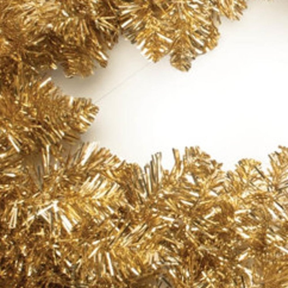 62" Gold Artificial Pine Tree