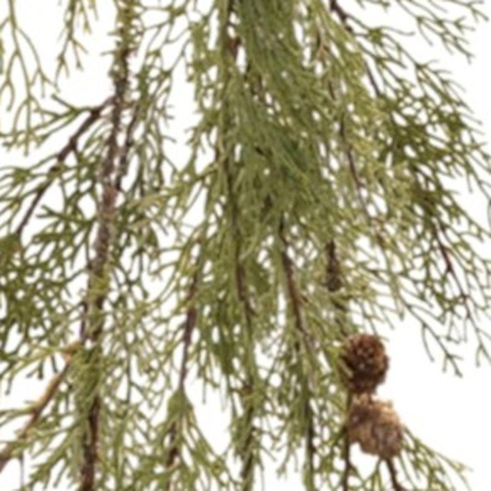 Set of Two 49" Green And Brown Artificial Pine Tree
