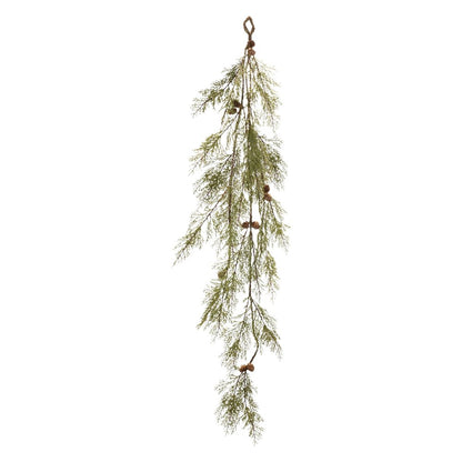 Set of Two 49" Green And Brown Artificial Pine Tree