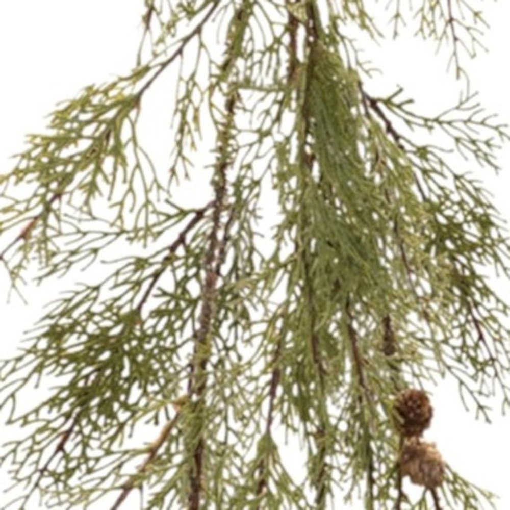Set of Two 49" Green And Brown Artificial Pine Tree