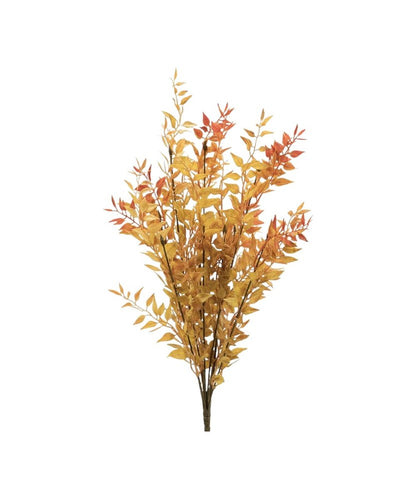 Set of Six Orange And Yellow Fall Foliage Wreath Sprays HomeRoots